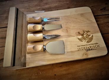 Preview: Schneidebrett mit Magnethalter 5tlg.